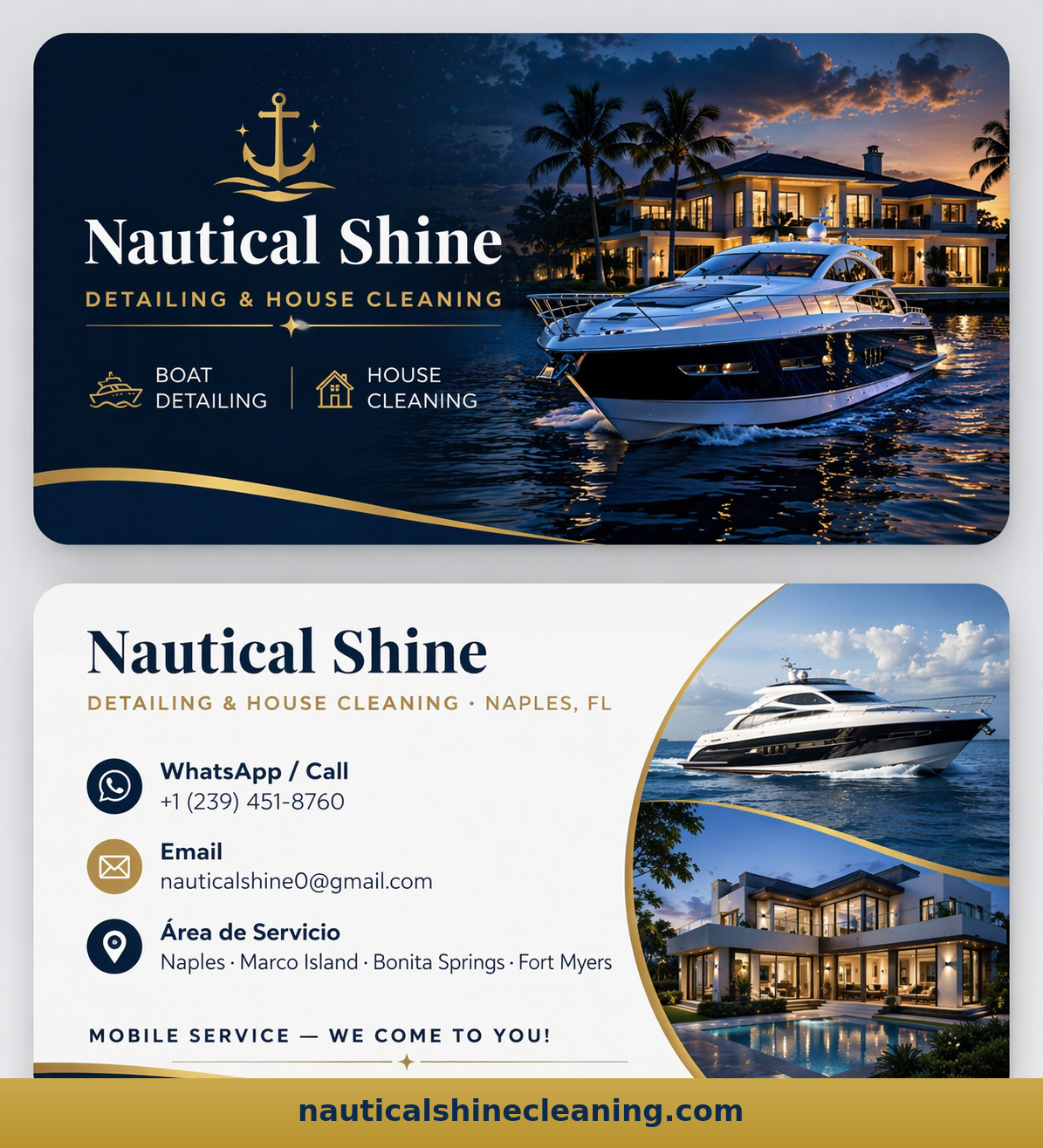 Tarjeta Nautical Shine